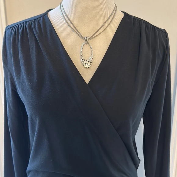 J Crew Ruched Wrap Tee, NWOT - Picture 3 of 7